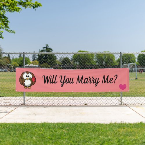 Will You Marry Me Banner