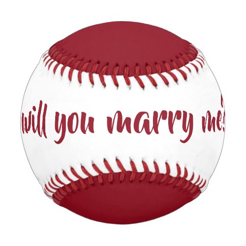 will you marry me baseball by dalDesignNZ