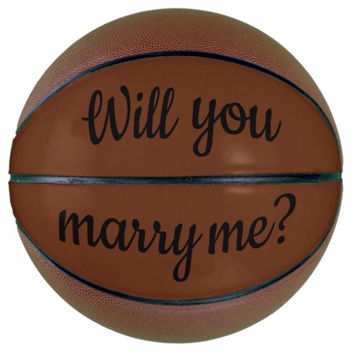 Will you marry me basketball