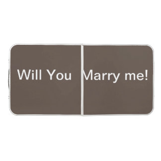 Will You Marry me Beer Pong Table