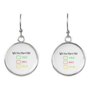 Will You Marry Me by Shirley Taylor Earrings