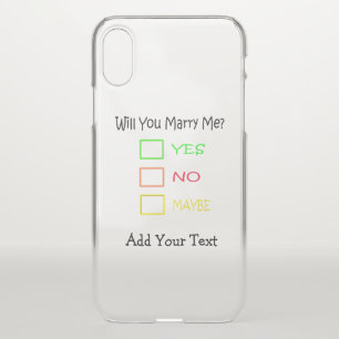 Will You Marry Me by Shirley Taylor iPhone X Case