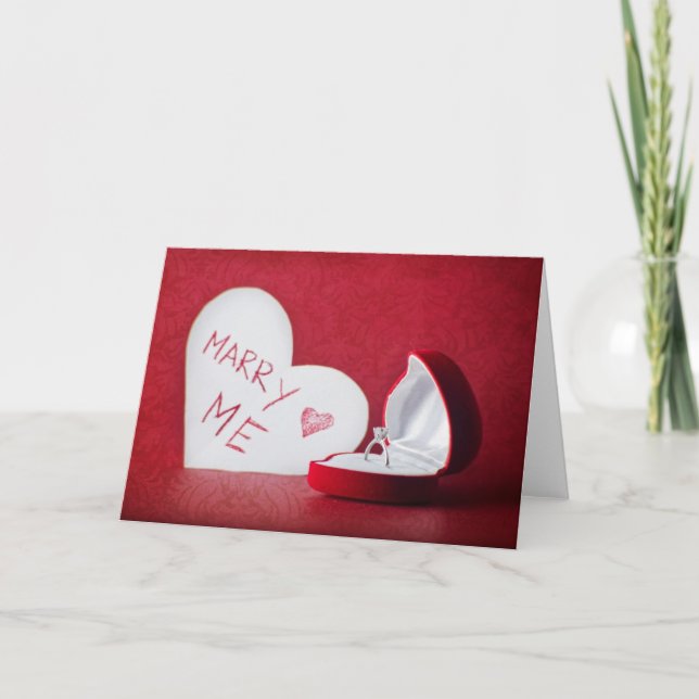 Will you marry me card (Front)