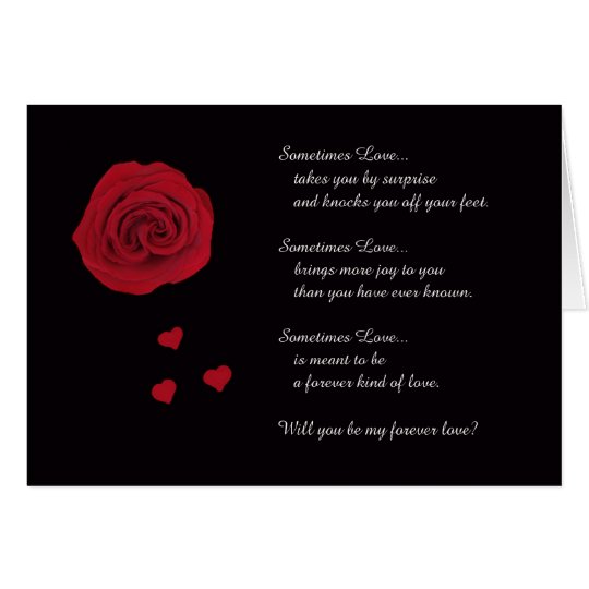 Will You Marry Me? Card