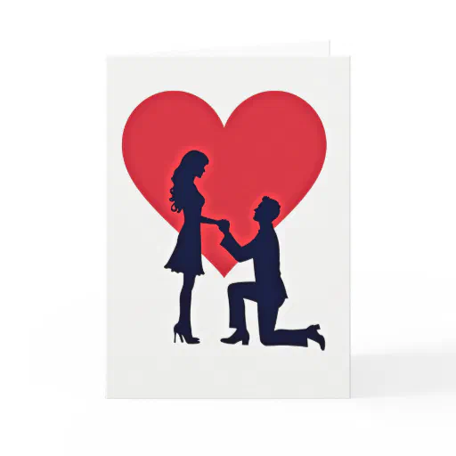 Will You Marry Me Card