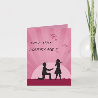WILL YOU MARRY ME?
