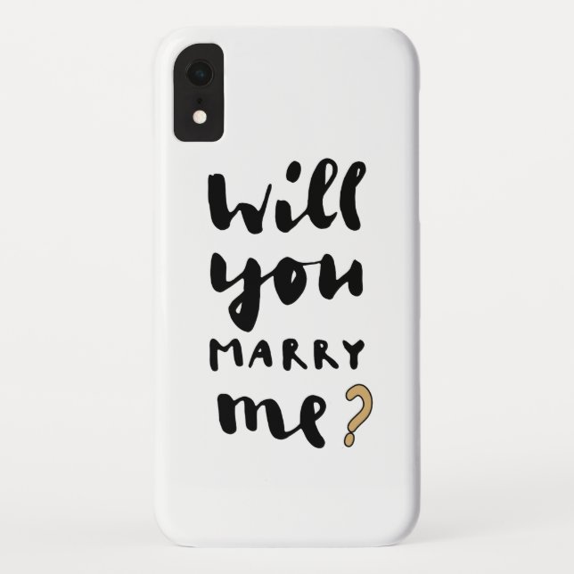 Will you marry me Case-Mate iPhone case (Back)
