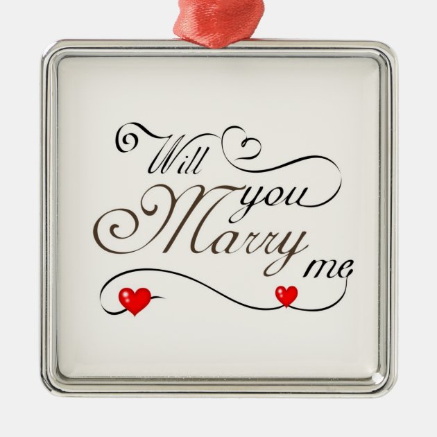 Will You Marry Me Proposal Keepsake Magnet 2" x 1.5" Engraved Wood Marriage Love