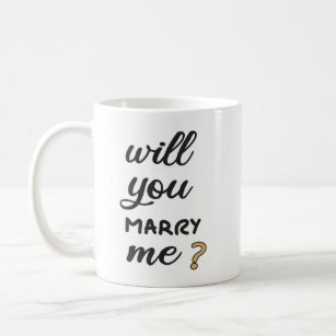 Color Changing Coffee Mug Will You Marry Me Proposal Romantic Mug