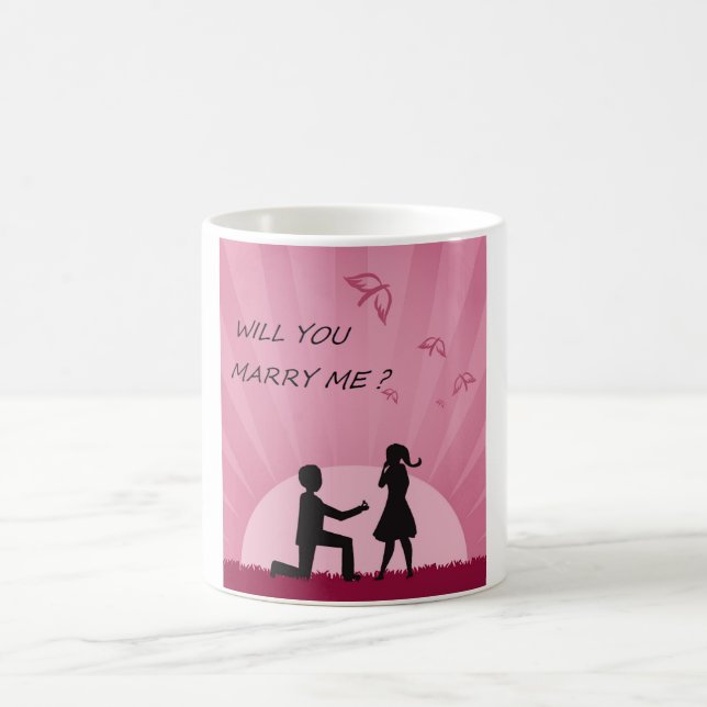 WILL YOU MARRY ME? COFFEE MUG (Center)