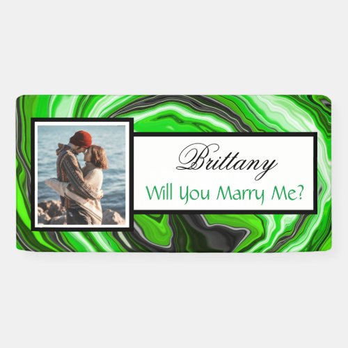 Will you Marry Me Custom Name Proposal   Banner