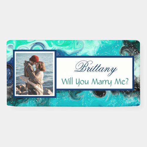 Will you Marry Me Custom Name Proposal   Banner