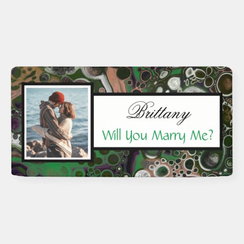 Will you Marry Me Custom Name Proposal    Banner