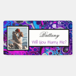 Will you Marry Me Custom Name Proposal Banner