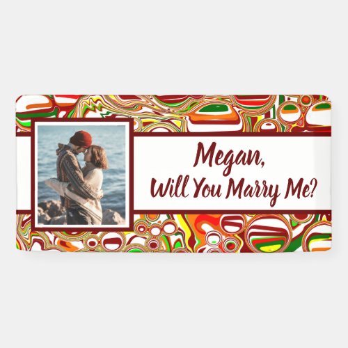 Will you Marry Me Custom Name Proposal     Banner