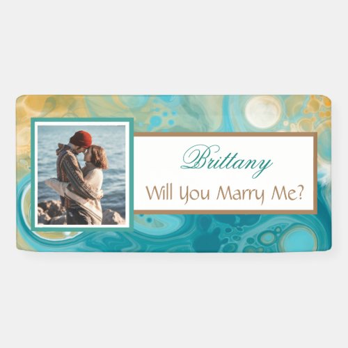 Will you Marry Me Custom Name Proposal    Banner