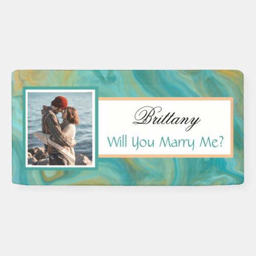 Will you Marry Me Custom Name Proposal    Banner