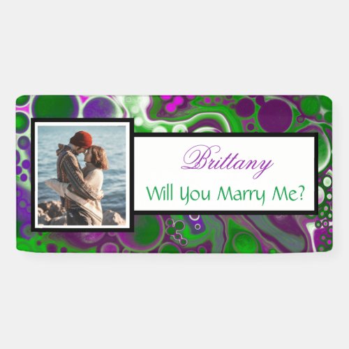 Will you Marry Me Custom Name Proposal    Banner
