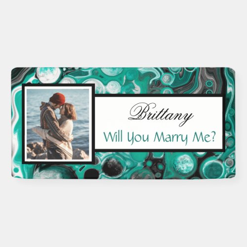 Will you Marry Me Custom Name Proposal Banner