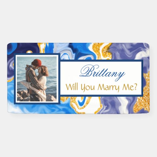 Will you Marry Me Custom Name Proposal   Banner