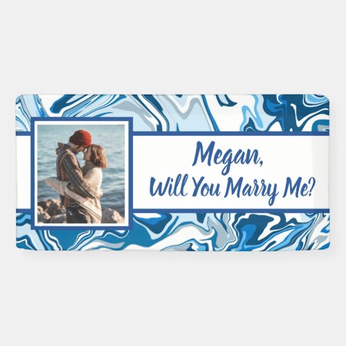 Will you Marry Me Custom Name Proposal    Banner