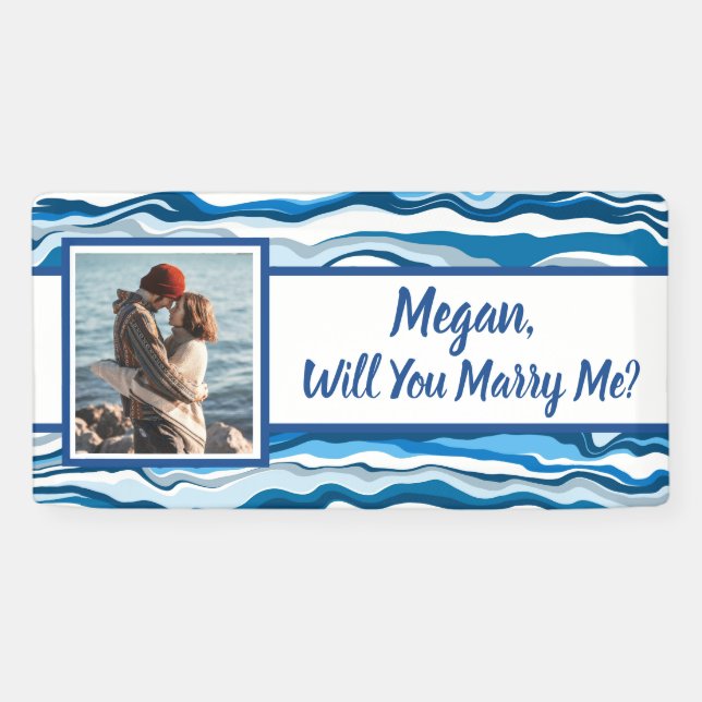 Will you Marry Me Custom Name Proposal     Banner (Horizontal)
