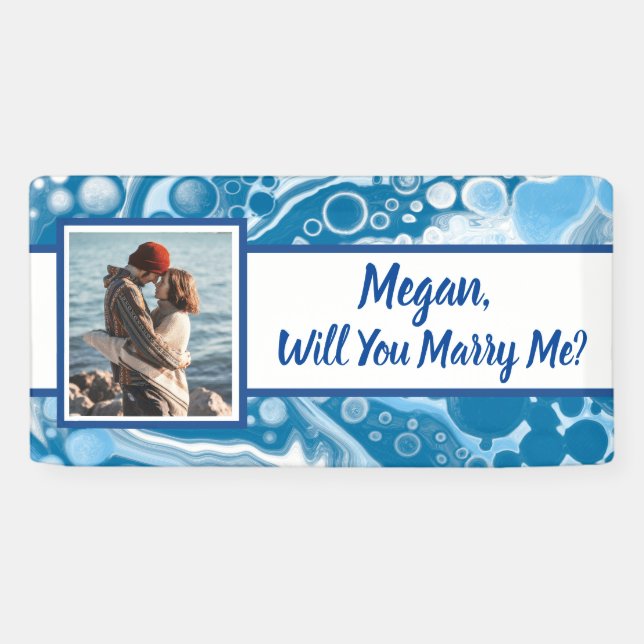 Will you Marry Me Custom Name Proposal     Banner (Horizontal)