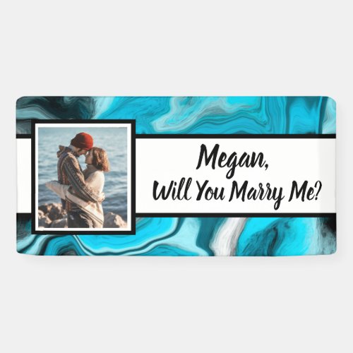 Will you Marry Me Custom Name Proposal    Banner