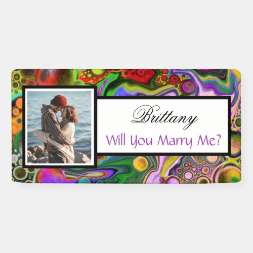 Will you Marry Me Custom Name Proposal    Banner