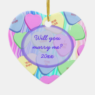 Will You Marry Me Customizable Keepsake Ornament
