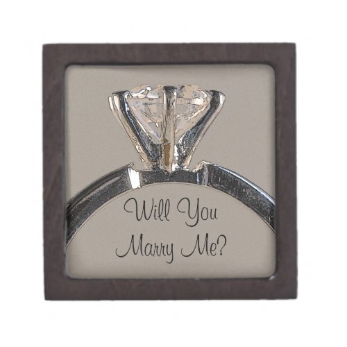Will You Marry Me Diamond Engagement Ring Box
