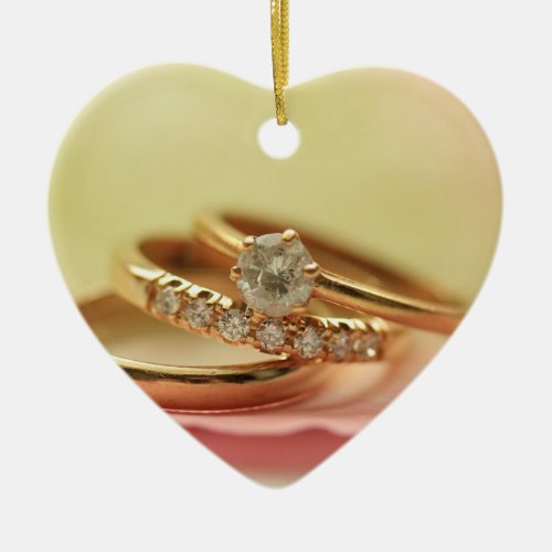 Will you marry me Diamond ring ornament