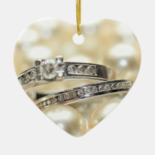 Will you marry me Diamond ring ornament