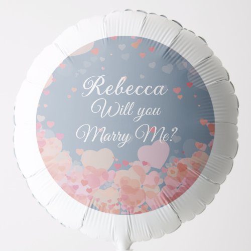 Will You Marry Me Engagement Personalized Proposal Balloon