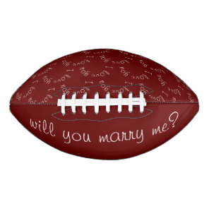will you marry me football by dalDesignNZ