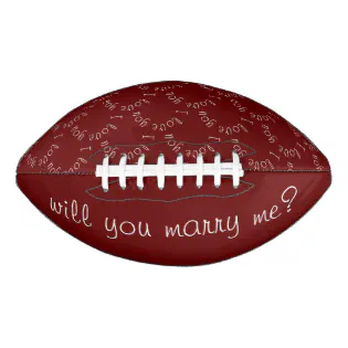 will you marry me football by dalDesignNZ