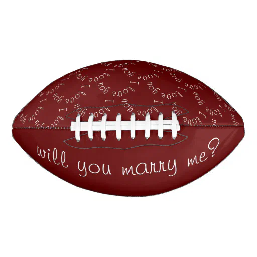 will you marry me football by dalDesignNZ