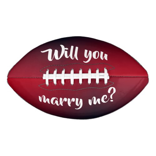 will you marry me football by dalDesignNZ