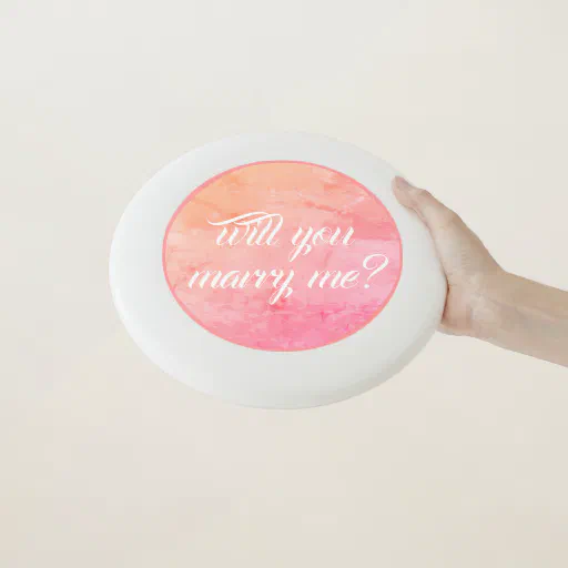 will you marry me frisbee by dalDesignNZ