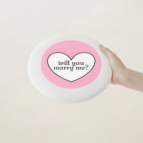will you marry me  frisbee by dalDesignNZ