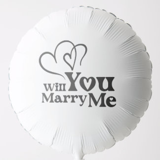 Will you marry me - Funny Wedding Proposal Balloon