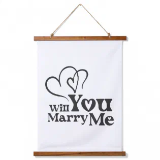 Will you marry me - Funny Wedding Proposal Hanging Tapestry