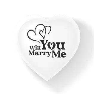 Will you marry me - Funny Wedding Proposal Paperweight