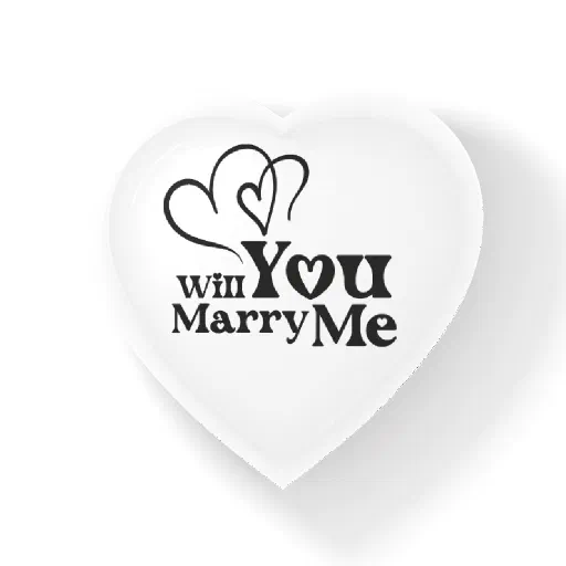 Will you marry me - Funny Wedding Proposal Paperweight