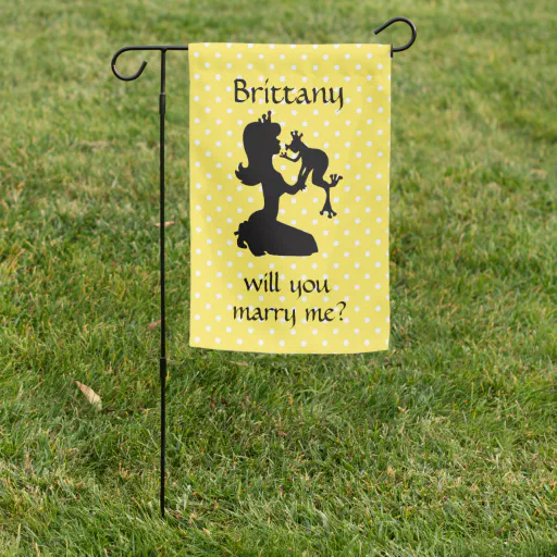 Will You Marry Me Garden Flag