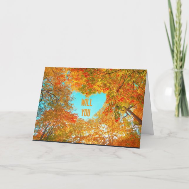 WILL YOU "MARRY ME"  HOLIDAY CARD (Front)