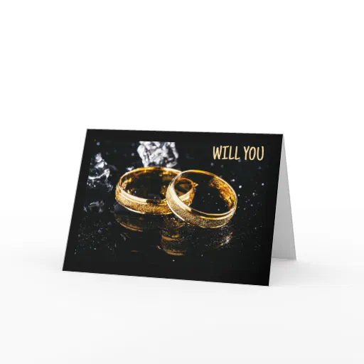 WILL YOU &quot;MARRY ME&quot;  HOLIDAY CARD