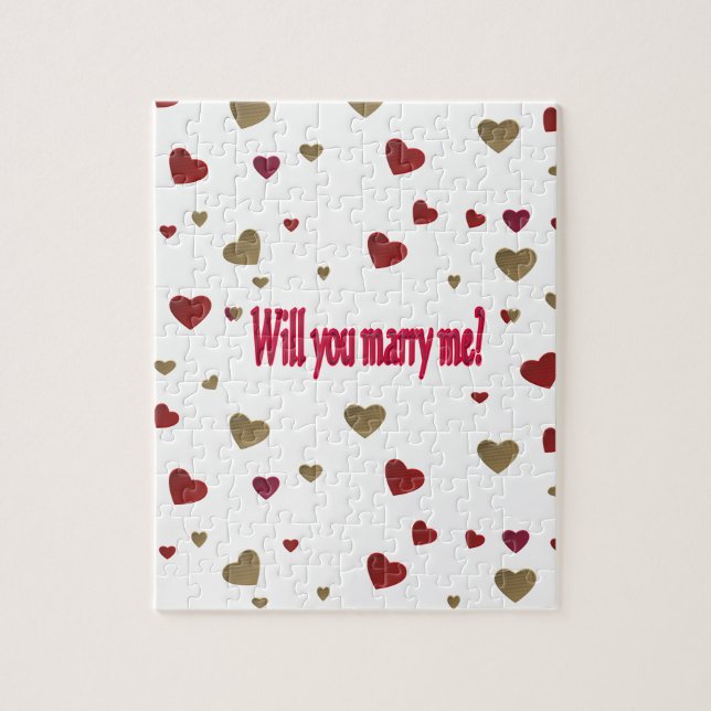 Will you marry me? jigsaw puzzle (Vertical)