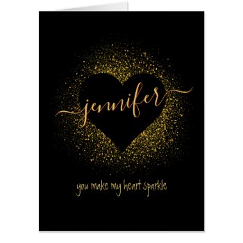 Will You Marry Me Marriage Proposal Gold Sparkle Card by decor_de_vous at Zazzle