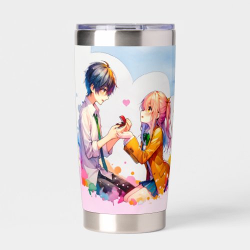 Will You Marry Me  Marriage Proposal Insulated Tumbler